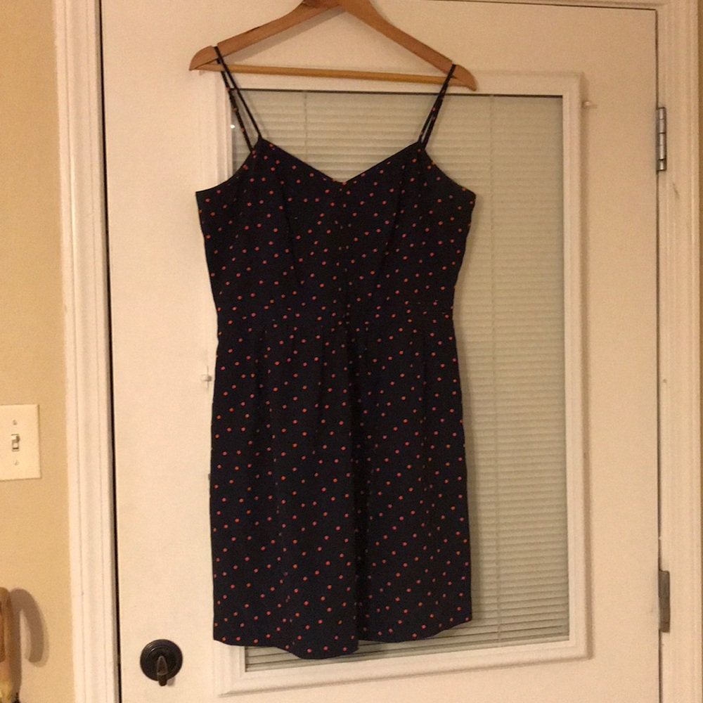 J.Crew polka dot cami dress